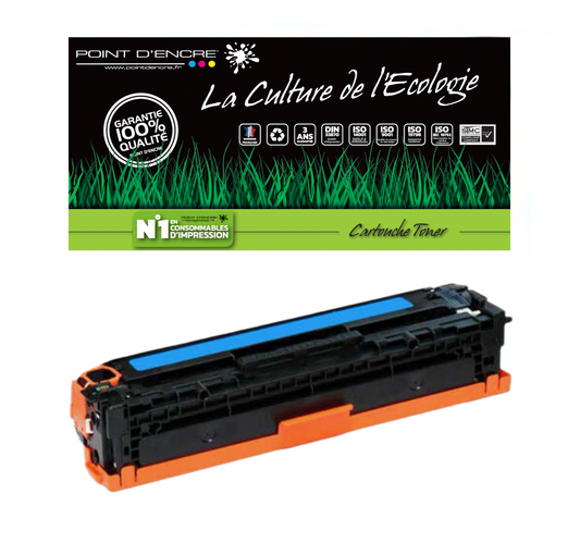 045H / 054H - CYAN - Grande capacité Marque Francaise POINT D'ENCRE pour Imprimantes compatibles Canon (clca)