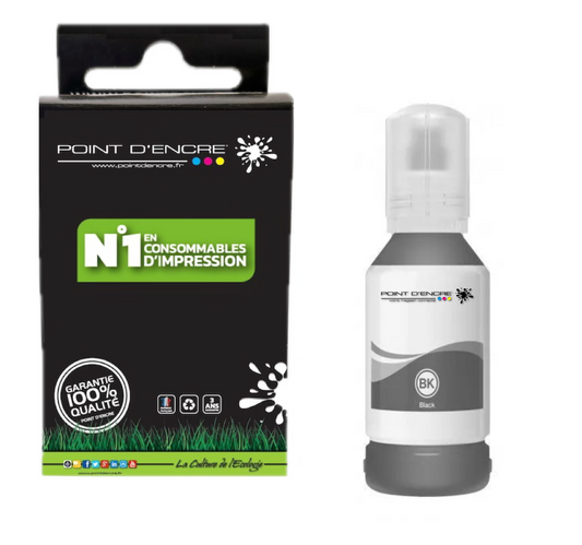 114 - GRIS - Grande capacité de Marque Francaise POINT D'ENCRE Pour imprimante compatible EPSON (eep)