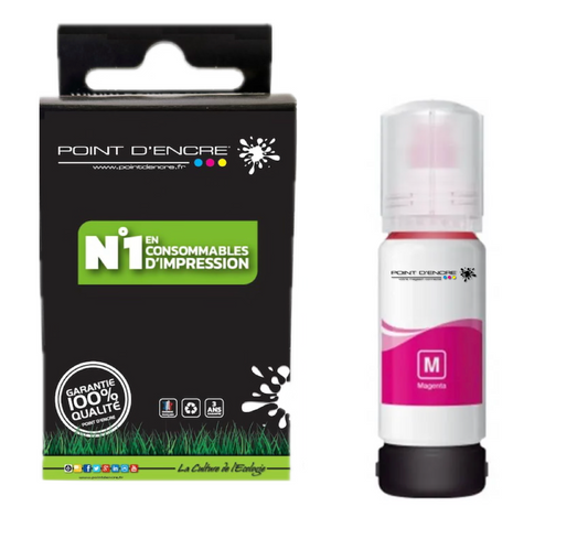 114 - MAGENTA - Grande capacité de Marque Francaise POINT D'ENCRE Pour imprimante compatible EPSON (eep)