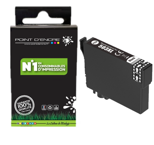 503XL - Piments - NOIR - Grande capacité de Marque Française POINT D'ENCRE Pour imprimante compatible EPSON (cee)