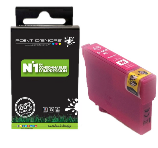 603XL - Etoile de mer - MAGENTA - Grande capacité de Marque Francaise POINT D'ENCRE Pour imprimante compatible EPSON (cee)