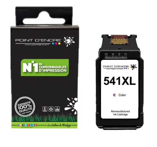 CL-541XL - 5226B005 / CL-541XL - Grande capacité de Marque Française POINT D'ENCRE - Pour imprimante compatible CANON (cec)