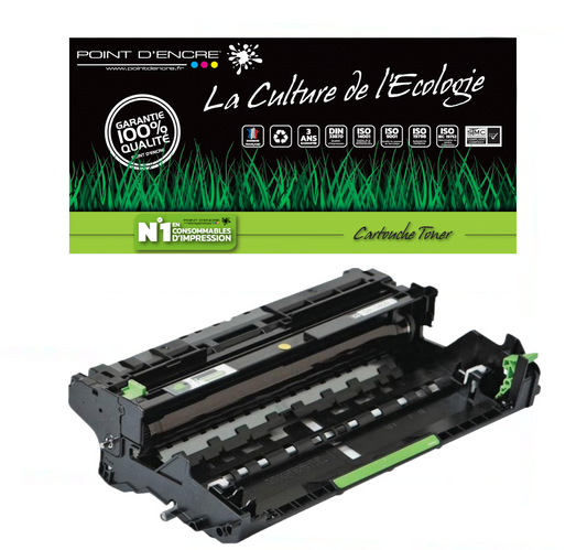 DR3400 (tambour) - NOIR - Grande capacité Marque Francaise POINT D'ENCRE TN3430 / TN3480 pour Imprimantes compatibles Brother (clbr)