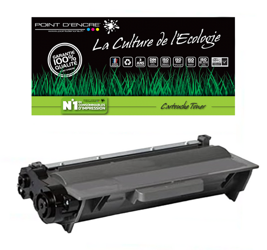 TN3430 / TN3480 - NOIR - Grande capacité Marque Francaise POINT D'ENCRE pour Imprimantes compatibles Brother (clbr)