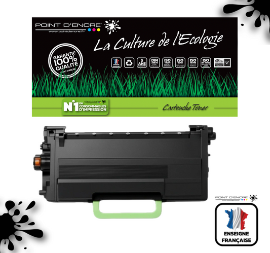TN3600XXL - NOIR - ABONNEMENT - Grande capacité Marque Francaise POINT D'ENCRE pour Imprimantes compatibles Brother (clbr)
