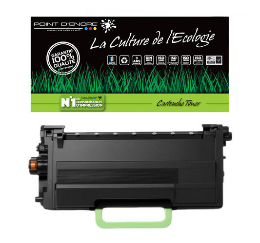 TN3600XXL - NOIR - Grande capacité Marque Francaise POINT D'ENCRE pour Imprimantes compatibles Brother (clbr)