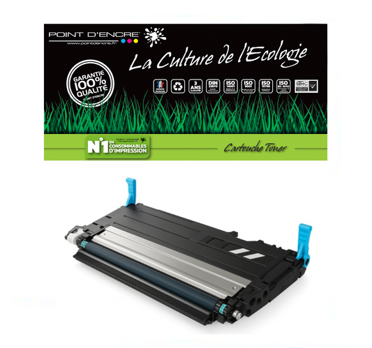 117A - CYAN - Grande capacité Marque Francaise POINT D'ENCRE pour Imprimantes compatibles HP (clhp)