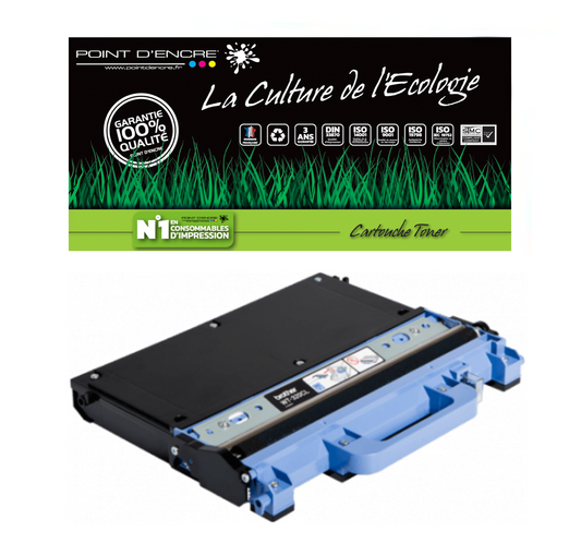WT320CL - collecteur de toner - Grande capacité Marque Francaise POINT D'ENCRE pour Imprimantes compatibles Brother (clbr)