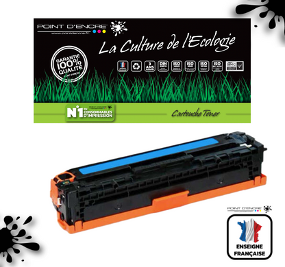 045H / 054H - CYAN - Grande capacité Marque Francaise POINT D'ENCRE pour Imprimantes compatibles Canon (clca)