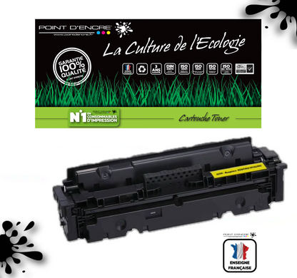 055H / 055 / 3020C002 - JAUNE - Grande capacité Marque Francaise POINT D'ENCRE pour Imprimantes compatibles Canon (clca)