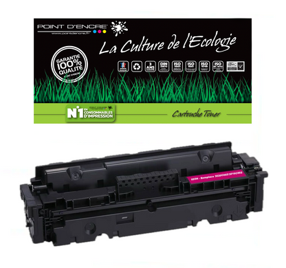 055H / 055 / 3020C002 - MAGENTA - Grande capacité Marque Francaise POINT D'ENCRE pour Imprimantes compatibles Canon (clca)