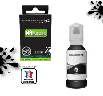 114 - NOIR PHOTO - Grande capacité de Marque Francaise POINT D'ENCRE Pour imprimante compatible EPSON (eep)
