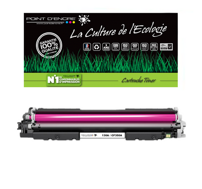 130A / CF350A - MAGENTA - Grande capacité Marque Francaise POINT D'ENCRE pour Imprimantes compatibles HP (clhp)