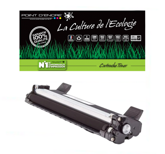 TN1050 - Noir - Cartouche d'encre Toner - Grande capacité Marque Francaise POINT D'ENCRE pour Imprimantes compatibles Brother (clp)