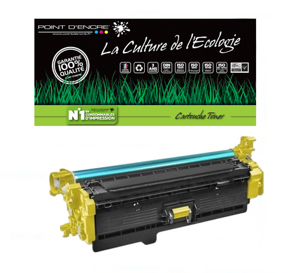 203X / CF540X - JAUNE - Grande capacité Marque Francaise POINT D'ENCRE pour Imprimantes compatibles HP (clhp)