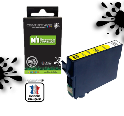 29XL - Fraise - JAUNE - T2994 / T2984 - Grande capacité de Marque Francaise POINT D'ENCRE Pour imprimante compatible EPSON (cee)