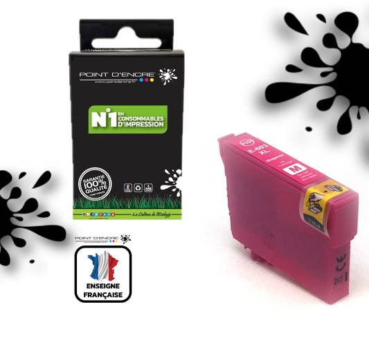 603XL - Etoile de mer - MAGENTA - Grande capacité de Marque Francaise POINT D'ENCRE Pour imprimante compatible EPSON (cee)