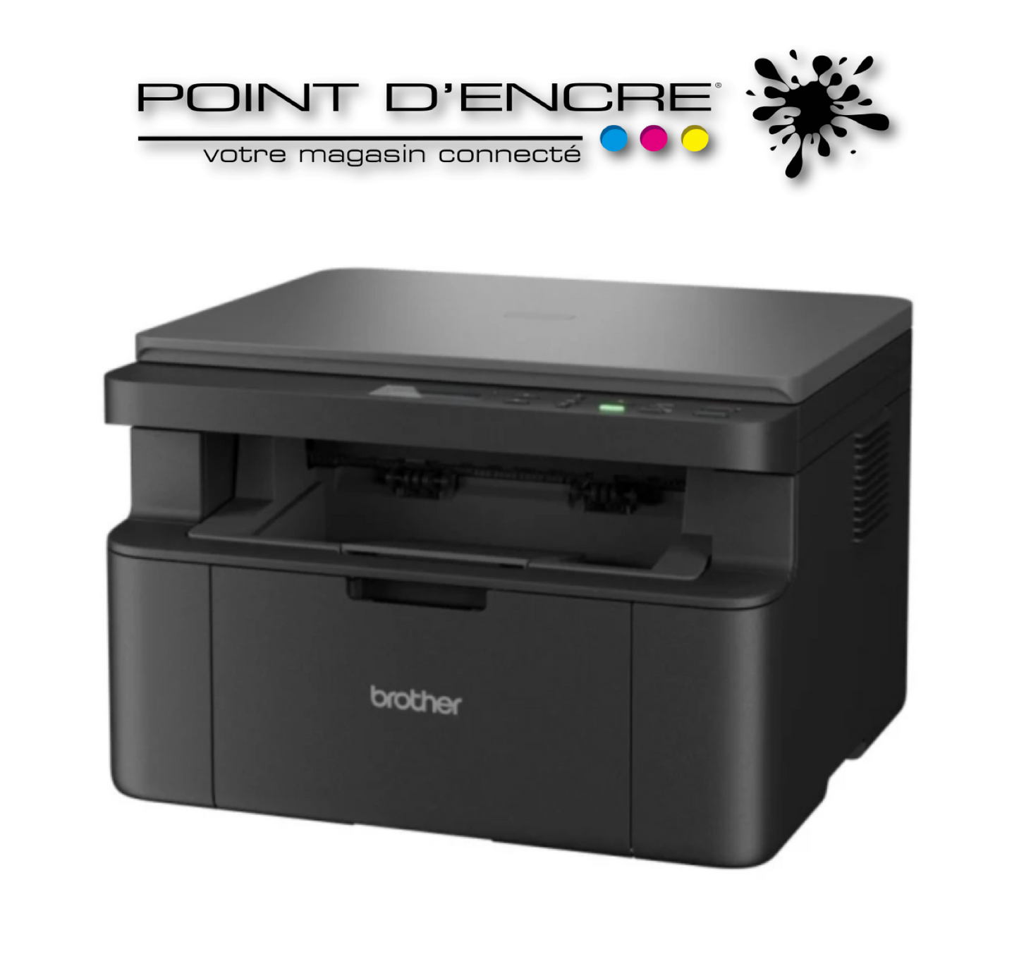 DCP-L1640W - Imprimante laser multifonction 3-en-1 monochrome A4 compacte et facile à utiliser - Éligible à notre ABONNEMENT infini POINT D'ENCRE. imprimante Brother (ipb) -2000 Copies / Mois