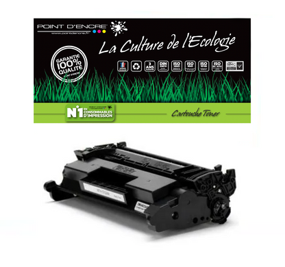 26X / CF226X / CF226A - NOIR - Grande capacité Marque Francaise POINT D'ENCRE pour Imprimantes compatibles HP (clhp)