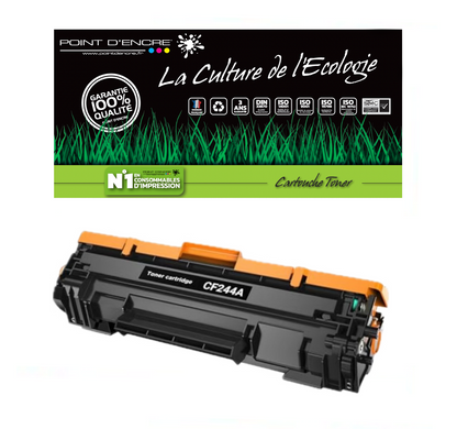 CF244A/44A - Noir - Grande capacité Marque Francaise POINT D'ENCRE pour Imprimantes compatibles HP (clhp)