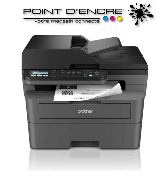 MFC-L2800DW - Imprimante multifonction laser 4-en-1 monochrome A4 compacte et réseau Ethernet.recto verso, 32 ppm - Éligible à notre ABONNEMENT infini POINT D'ENCRE. imprimante Brother (ipb) -2500 Copies / Mois