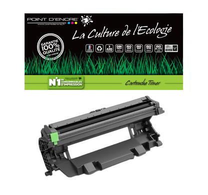 DR1150 - Tambour - Noir - Grande capacité Marque Francaise POINT D'ENCRE pour Imprimantes compatibles Brother (clp)
