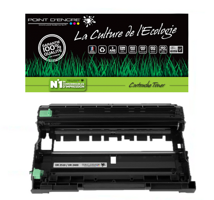 DR2510 - TAMBOUR - Grande capacité Marque Francaise POINT D'ENCRE pour Imprimantes compatibles Brother (clbr)
