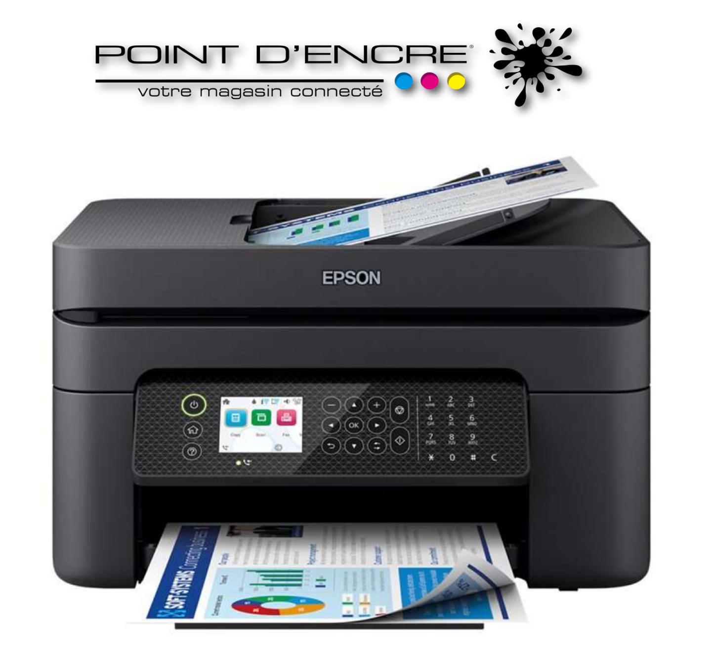 Epson Workforce WF2950DWF - Imprimante multifonction Jet d’Encre A4 - 33 ppm - Recto-verso automatique -&nbsp;&nbsp;EPSON (iep) - 3000 Copies / Mois