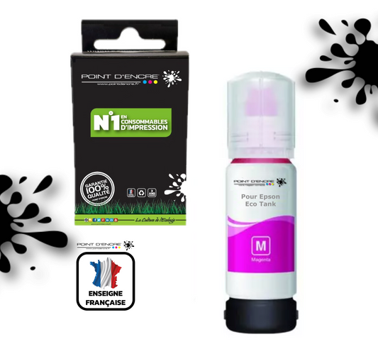 102 / C13T03R340 - MAGENTA - Grande capacité de Marque Francaise POINT D'ENCRE Pour imprimante compatible EPSON (eep)