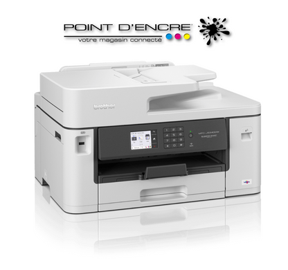 MFC-J5340DWE - Imprimante jet d'encre couleur multifonction sans fil professionnelle A4 et A3, , 20 ppm- Eligible à notre ABONNEMENT infinite POINT D'ENCRE. imprimante Brother (ipb) -2000 Copies / Mois