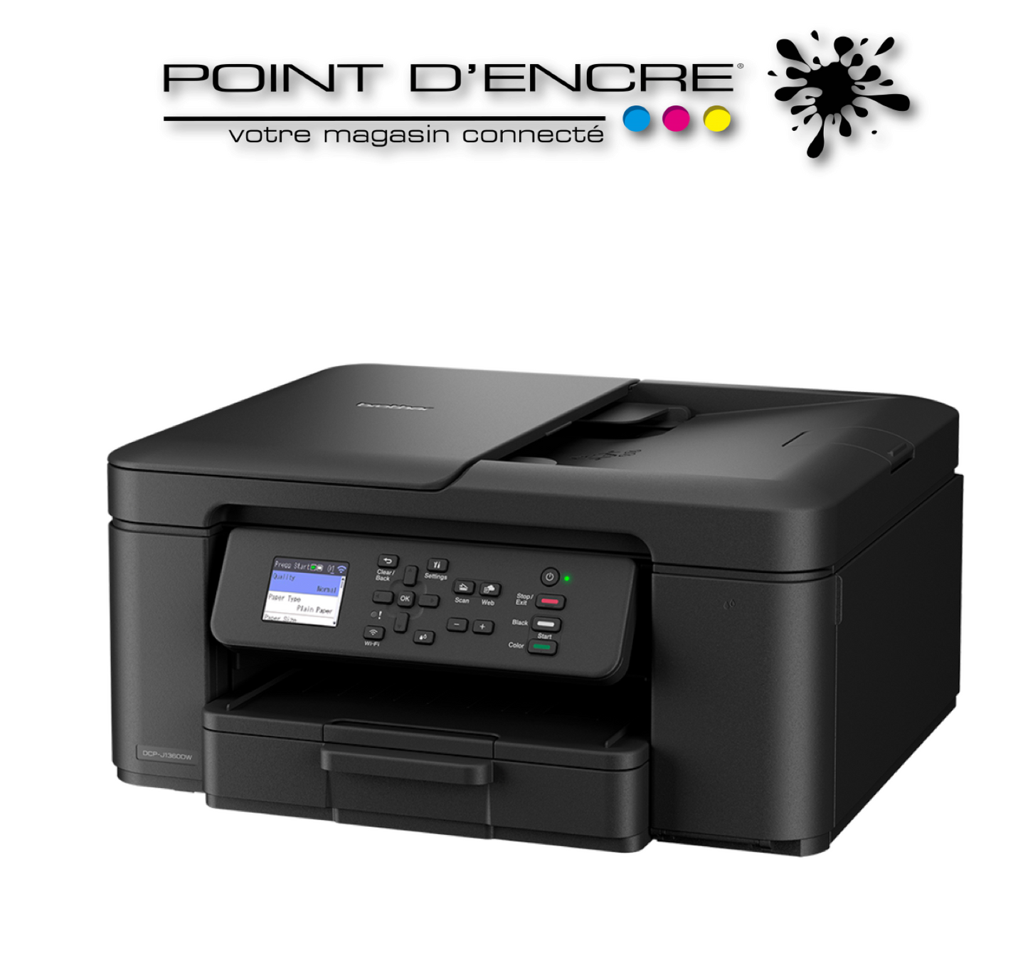 DCP-J 1360 DW Imprimante Brother jet d'encre multifonction 3-en-1 compacte sans fil 16 ppm. Eligible à notre ABONNEMENT infinite POINT D'ENCRE. imprimante Brother (ipb) -1000 Copies / Mois