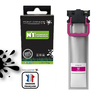 T9453/T9443 - MAGENTA - Grande capacité de Marque Française POINT D'ENCRE Pour imprimante compatible EPSON (cee)