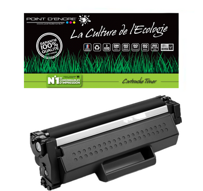 TN1150 - Noir - Grande capacité Marque Francaise POINT D'ENCRE pour Imprimantes compatibles Brother (clp)
