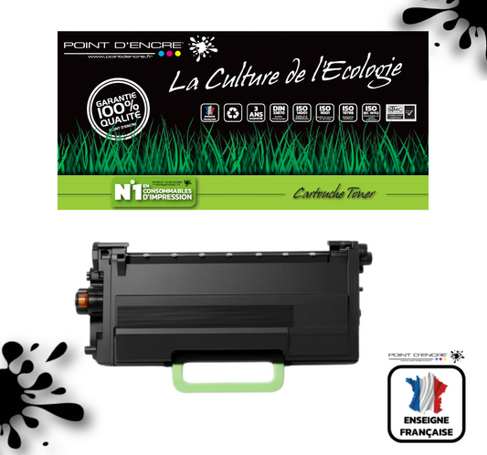 TN3610XXL Cartouche d'encre Toner - ABONNEMENT - Noir - Grande capacité Marque Francaise POINT D'ENCRE pour Imprimantes compatibles Brother (clp)
