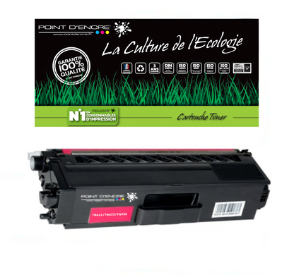 TN421 / TN423 / TN426 -  MAGENTA - Grande capacité Marque Francaise POINT D'ENCRE pour Imprimantes compatibles Brother (clbr)