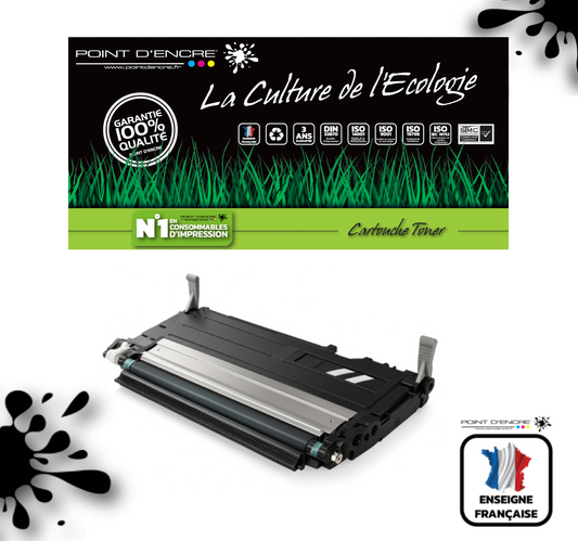 117A - NOIR - Grande capacité Marque Francaise POINT D'ENCRE pour Imprimantes compatibles HP (clhp)