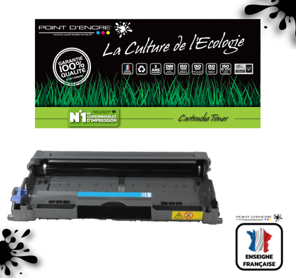 DR2000 - NOIR - Grande capacité Marque Francaise POINT D'ENCRE pour Imprimantes compatibles Brother (clbr)